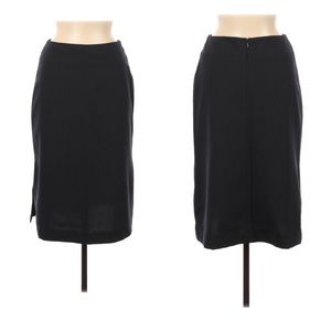 Banana Republic black wool skirt size 2